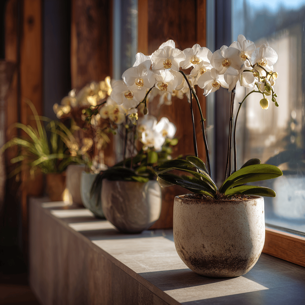bile-orchideje-phalaenopsis-v-keramickem-kvetinaci-na-parapetu-ve-slunecnim-interieru