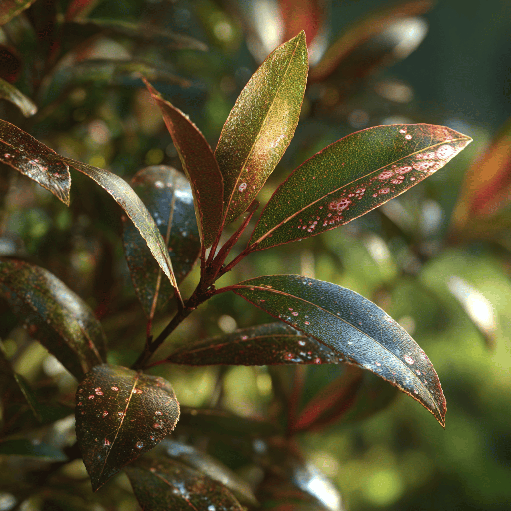 blyskavka--photinia--listy-se-zacatkem-skvrnitosti