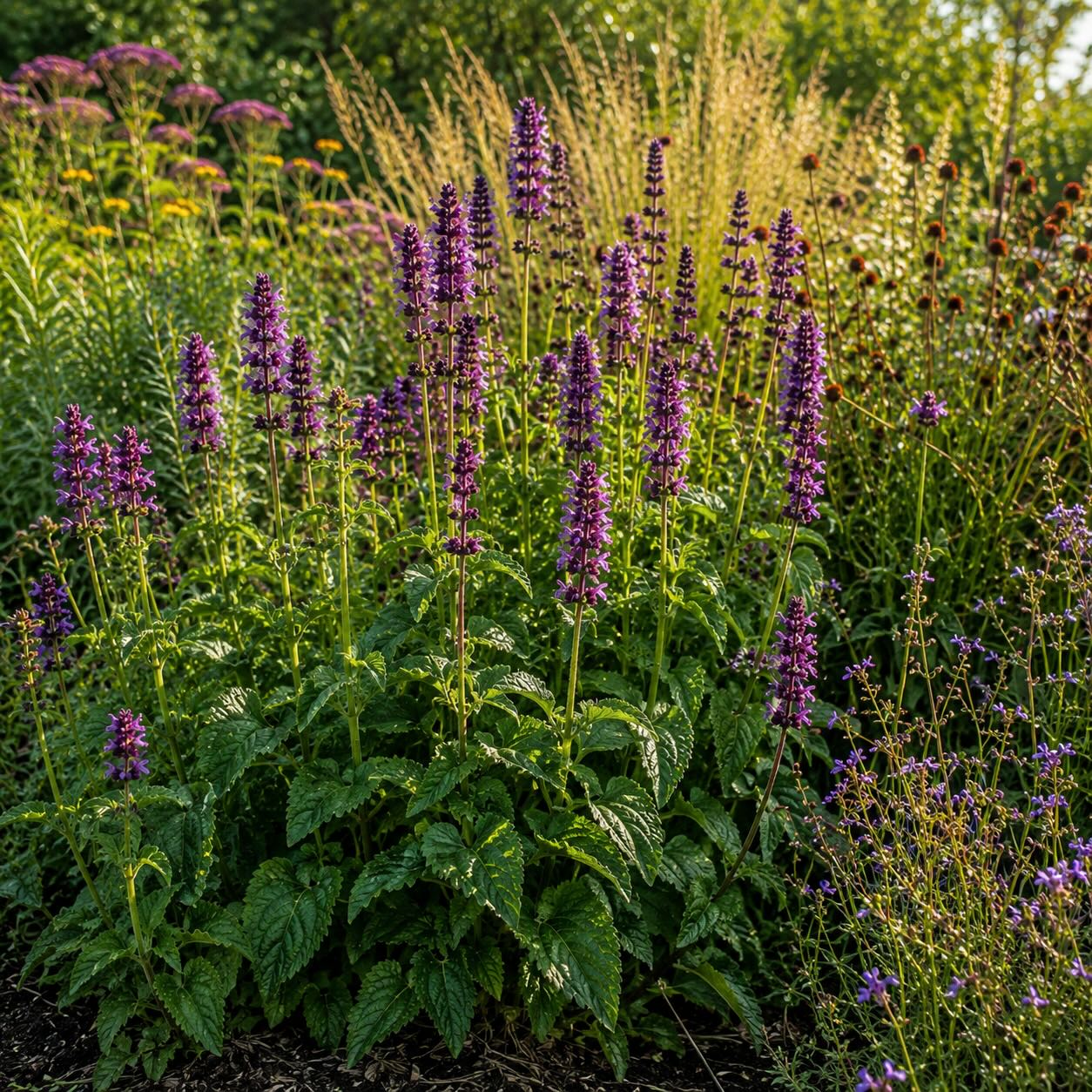 bukvice-lekarska-betonica-officinalis-v-prirodnim-trvalkovem-zahonu