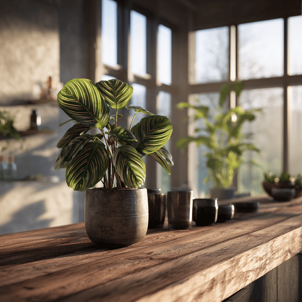 calathea-v-betonovem-kvetinaci-na-drevenem-stole-ve-svetlem-interieru