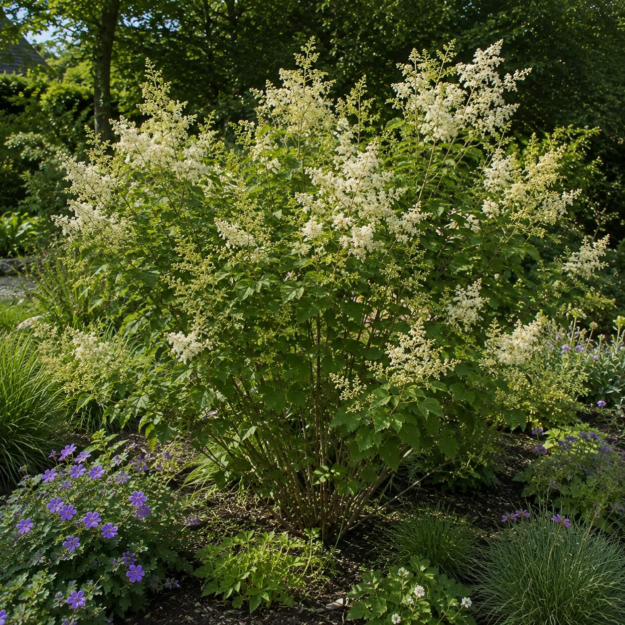 celotercnik-holodiscus-discolor-vzrostly-ker-v-plnem-kveteni-s-kremove-bilymi-latami