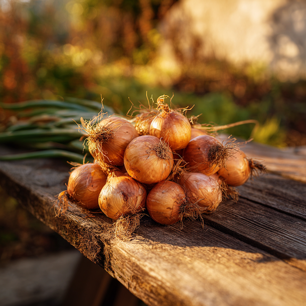 cibule-jarni-vsetana-zluta-kulovite-pevne-suknice-na-drevenem-stole