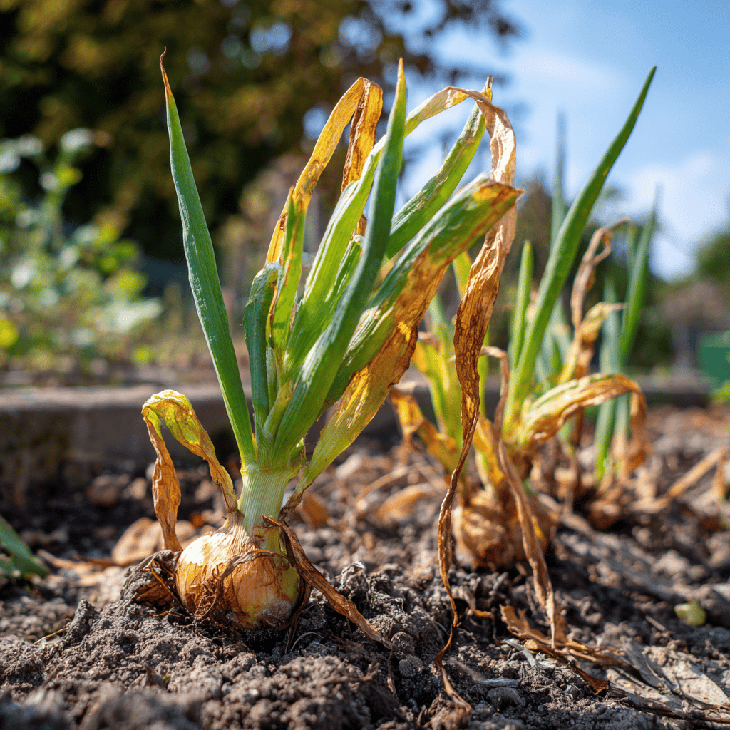 cibule-napadena-chorobou-zloutnouci-a-hnijici-listy-v-letni-zahrade