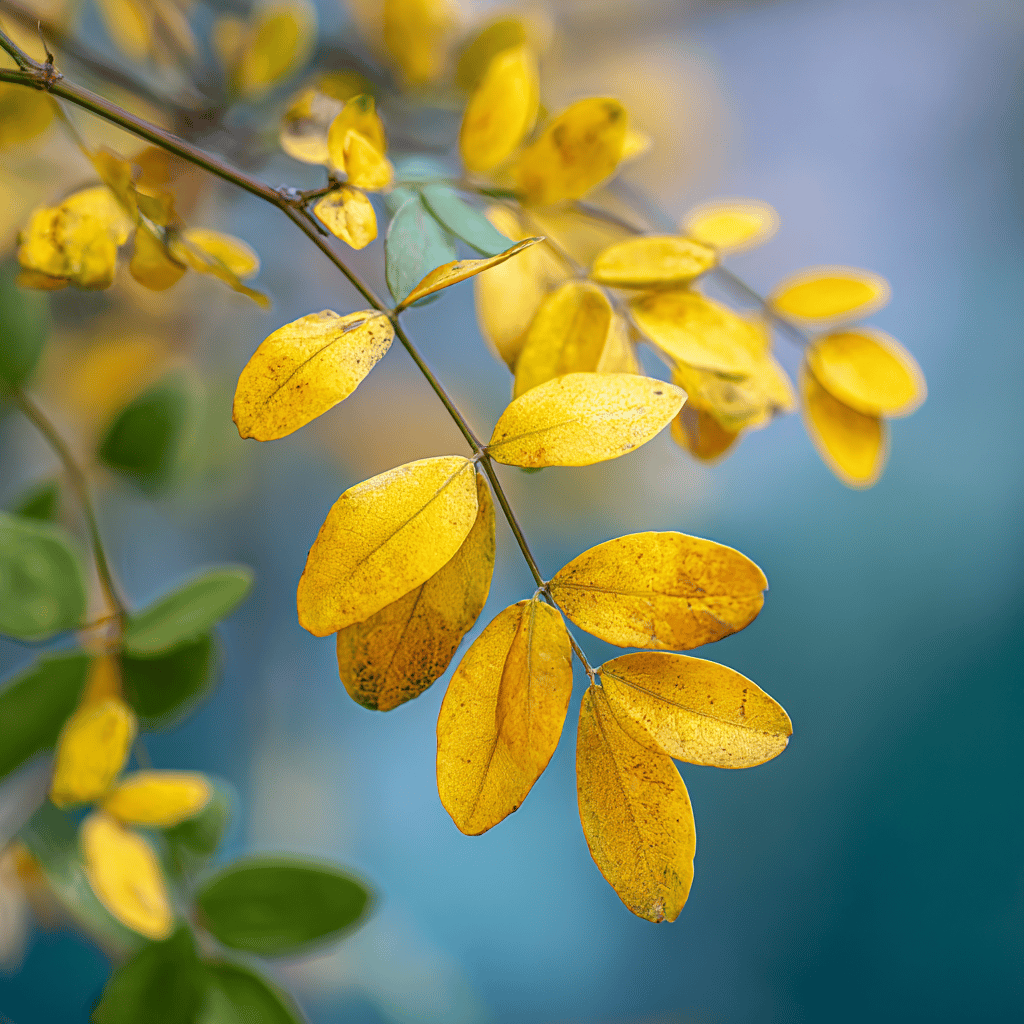 cimisnik-caragana-detail-listu-s-podzimnim-zbarvenim-a-poskozenim