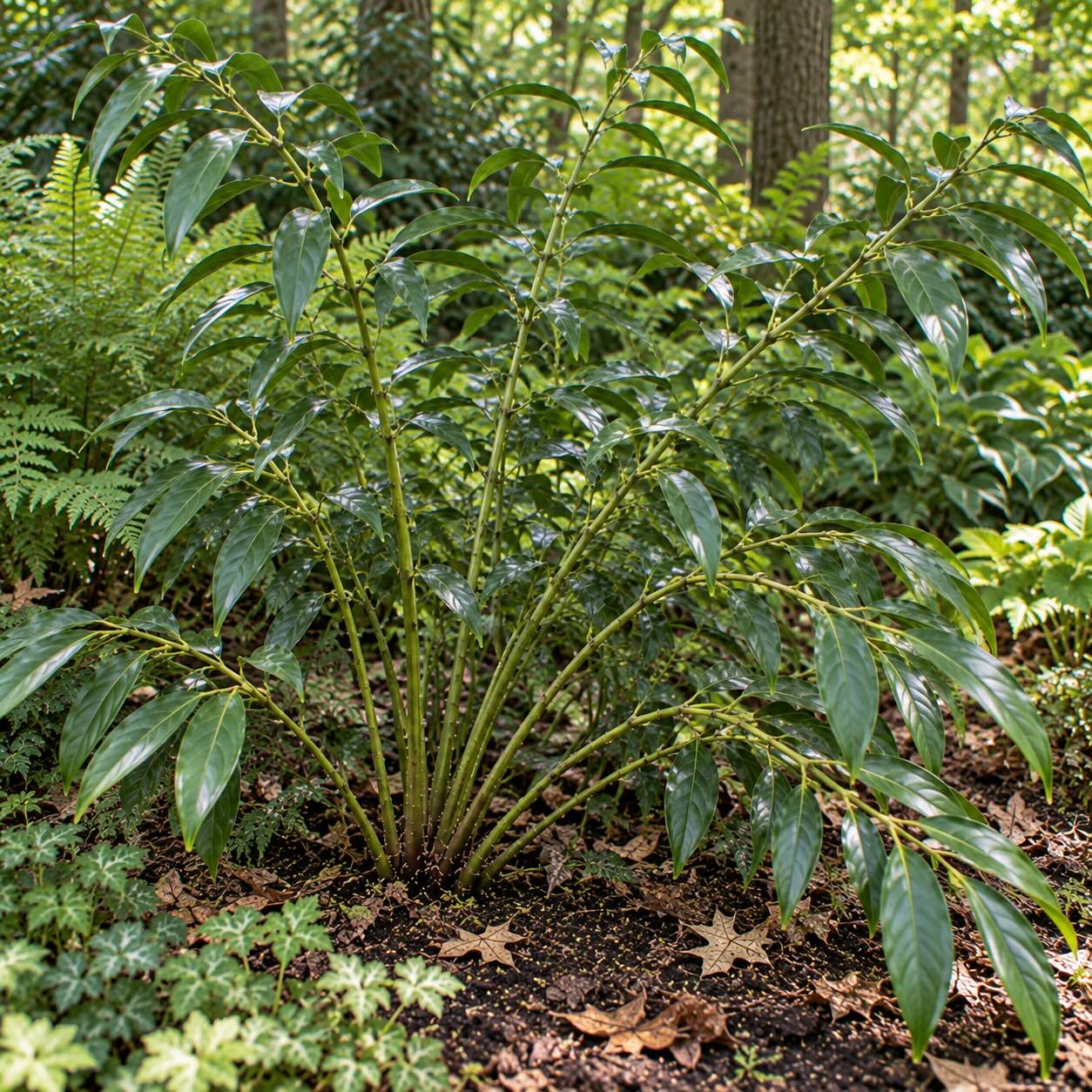 deren-danae-racemosa-stavba-vyhonu-a-kladodii