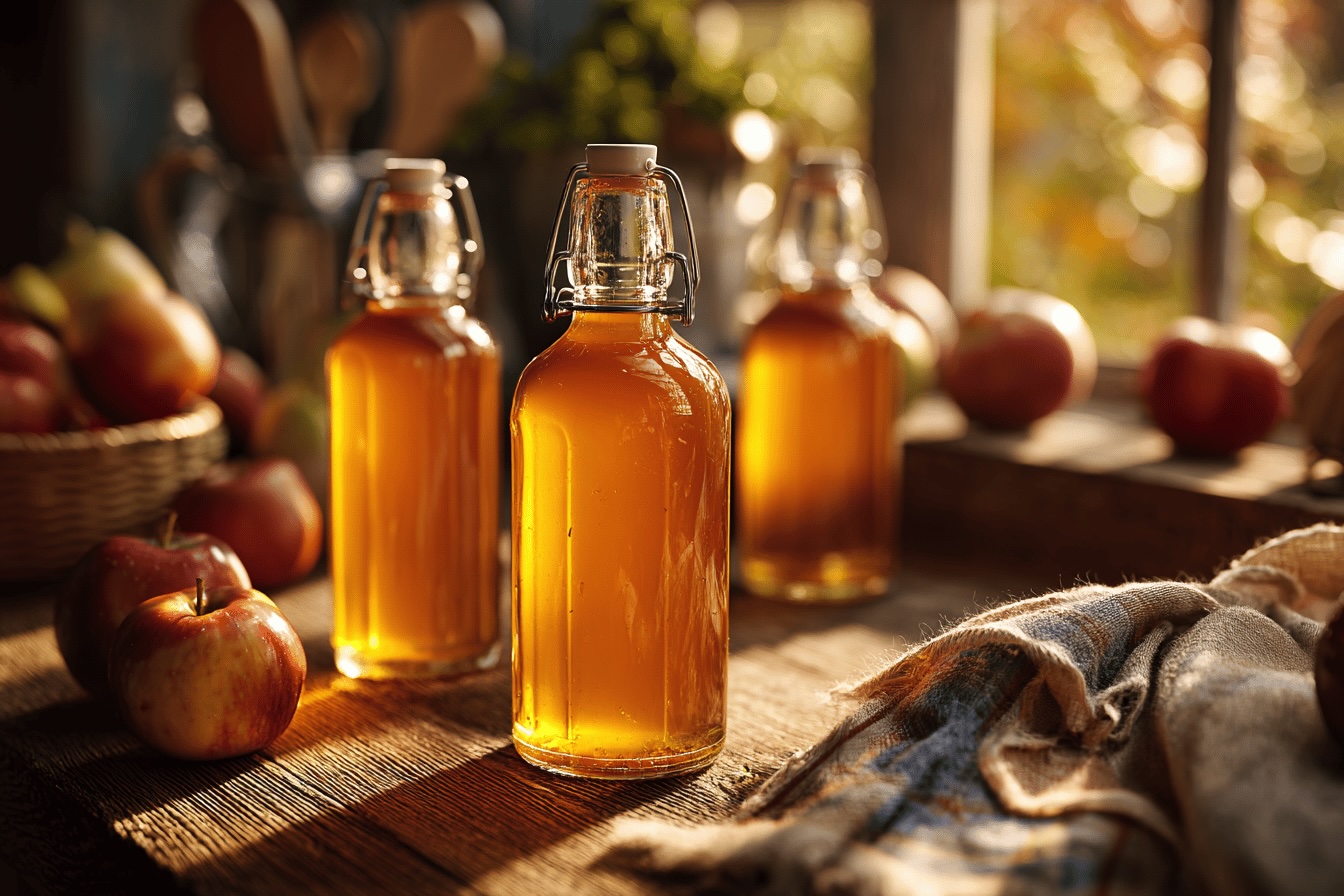 domaci-jablecny-most-ve-sklenicich-na-drevenem-stole-v-podzimnim-svete