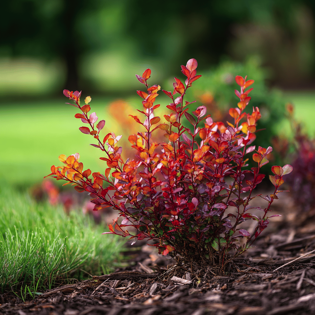 dristal-berberis-mlady-ker-s-cerveno-oranzovymi-listy-na-zahonu