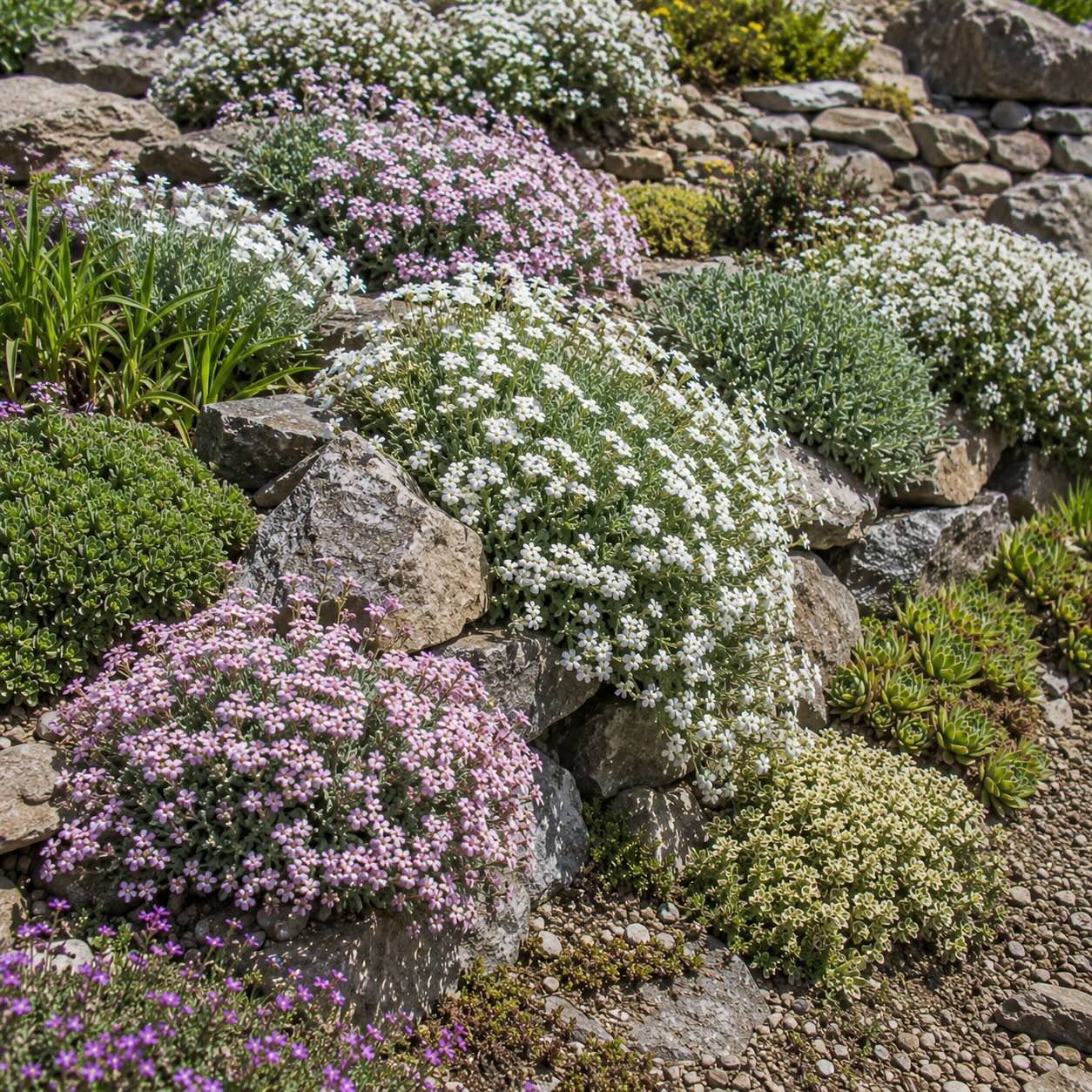 druhy-huseniku-arabis-ve-slunne-skalce