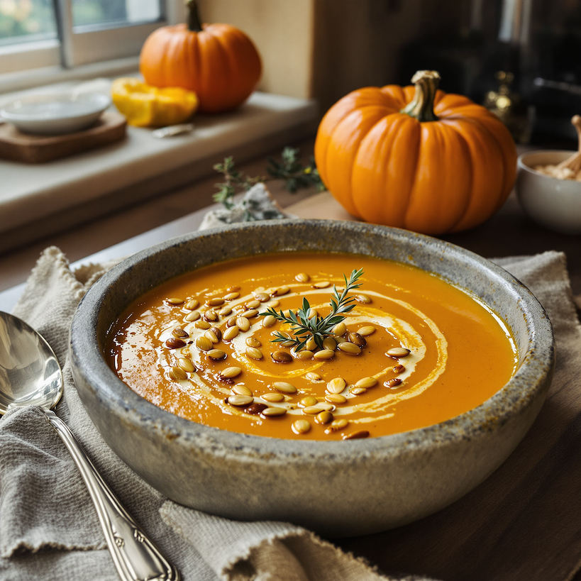 dynova-polevka-s-restovanymi-seminky-a-tymyanem-v-prirozenem-dennim-svetle