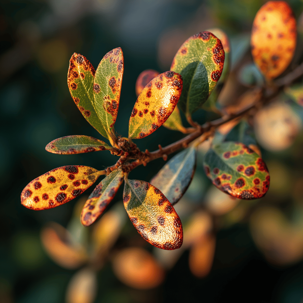 hlohyne-pyracantha-listy-napadene-strupovitosti-venturia-detail