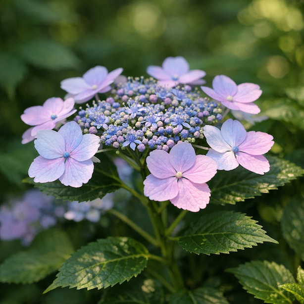 hortenzie-libelle-hydrangea-macrophylla-libelle-ploche-kvetenstvi-lacecap-s-ruzovomodrymi-okrajovymi-kvety