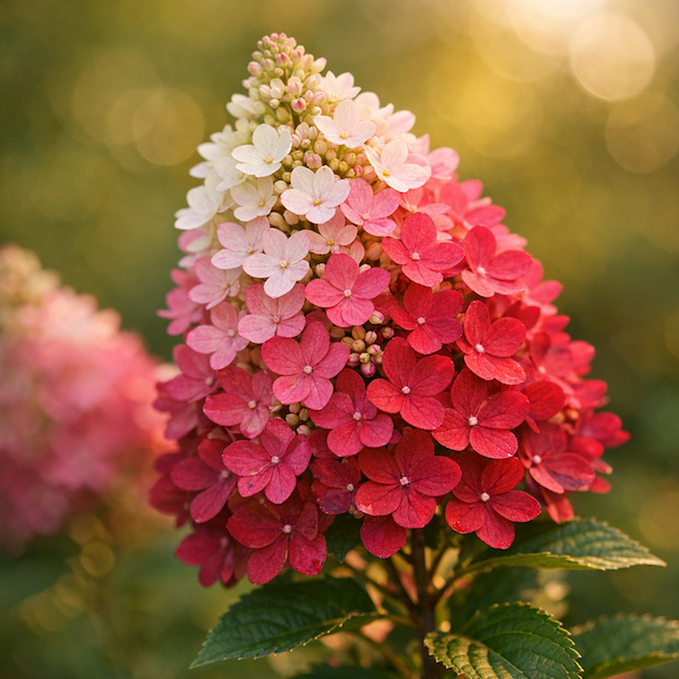 hydrangea-paniculata-wims-red-kvetenstvi-s-prechodem-z-bile-do-vinove-cervene