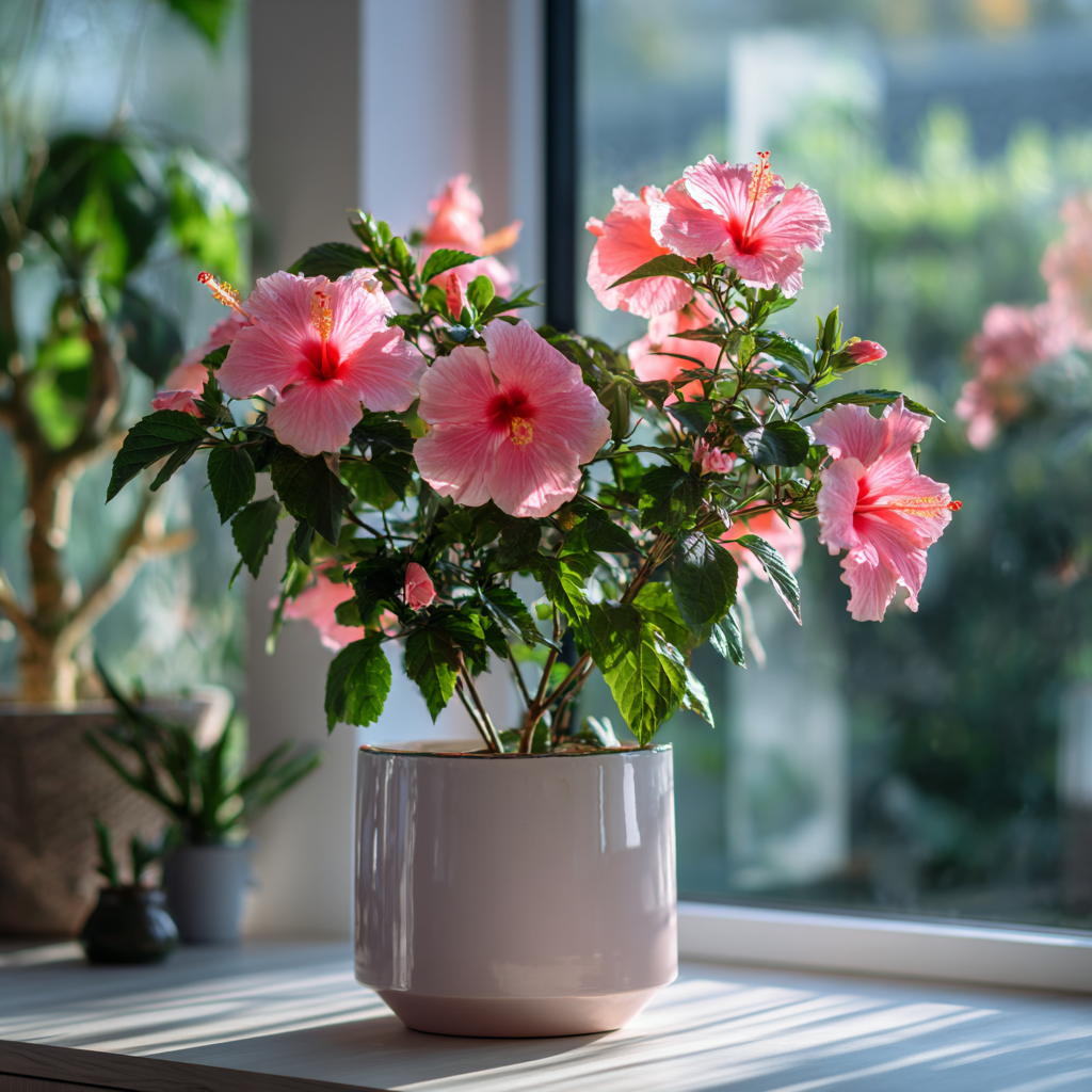 ibisek-cinsky-hibiscus-rosa-sinensis-kvetouci-v-bilem-kvetinaci-u-okna-v-svetlem-interieru