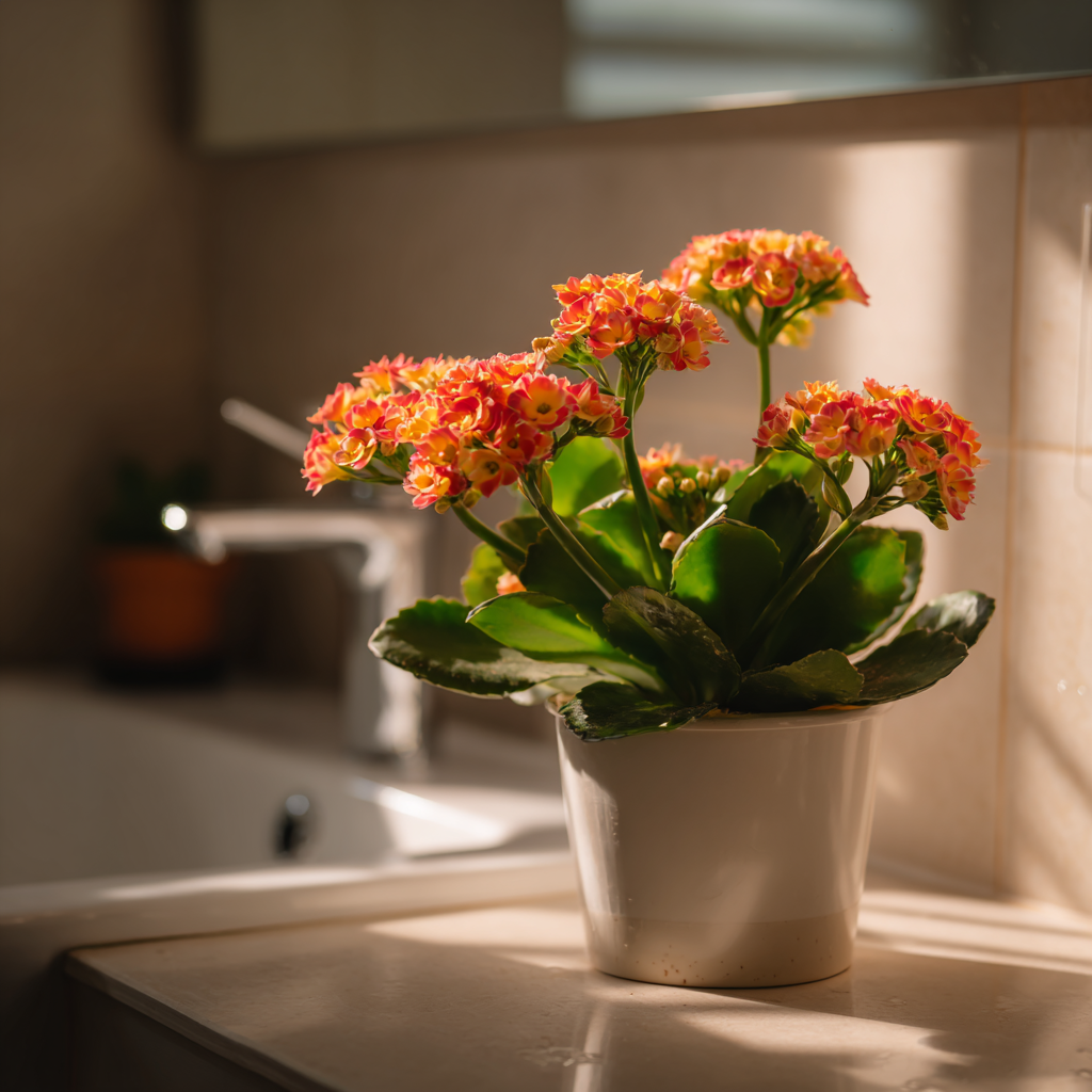 kalanchoe-kvetouci-v-bilem-kvetinaci-na-koupelnove-desce-ve-svetlem-interieru