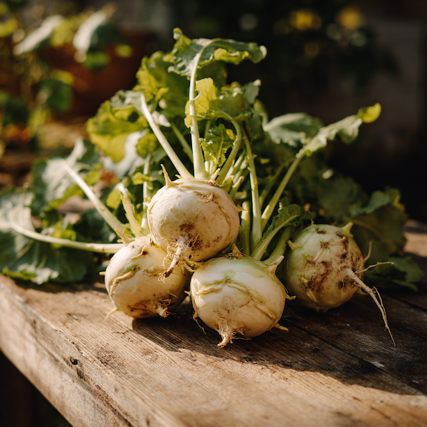 kedluben-bily-gaston-f1-velke-hladke-bulvy-se-zelenou-nati-na-drevenem-stole