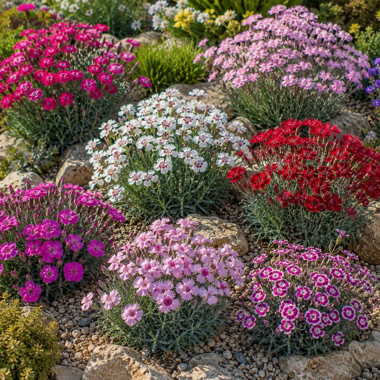 kultivary-hvozdiku-dianthus-v-ruznych-barvach-ve-skalce