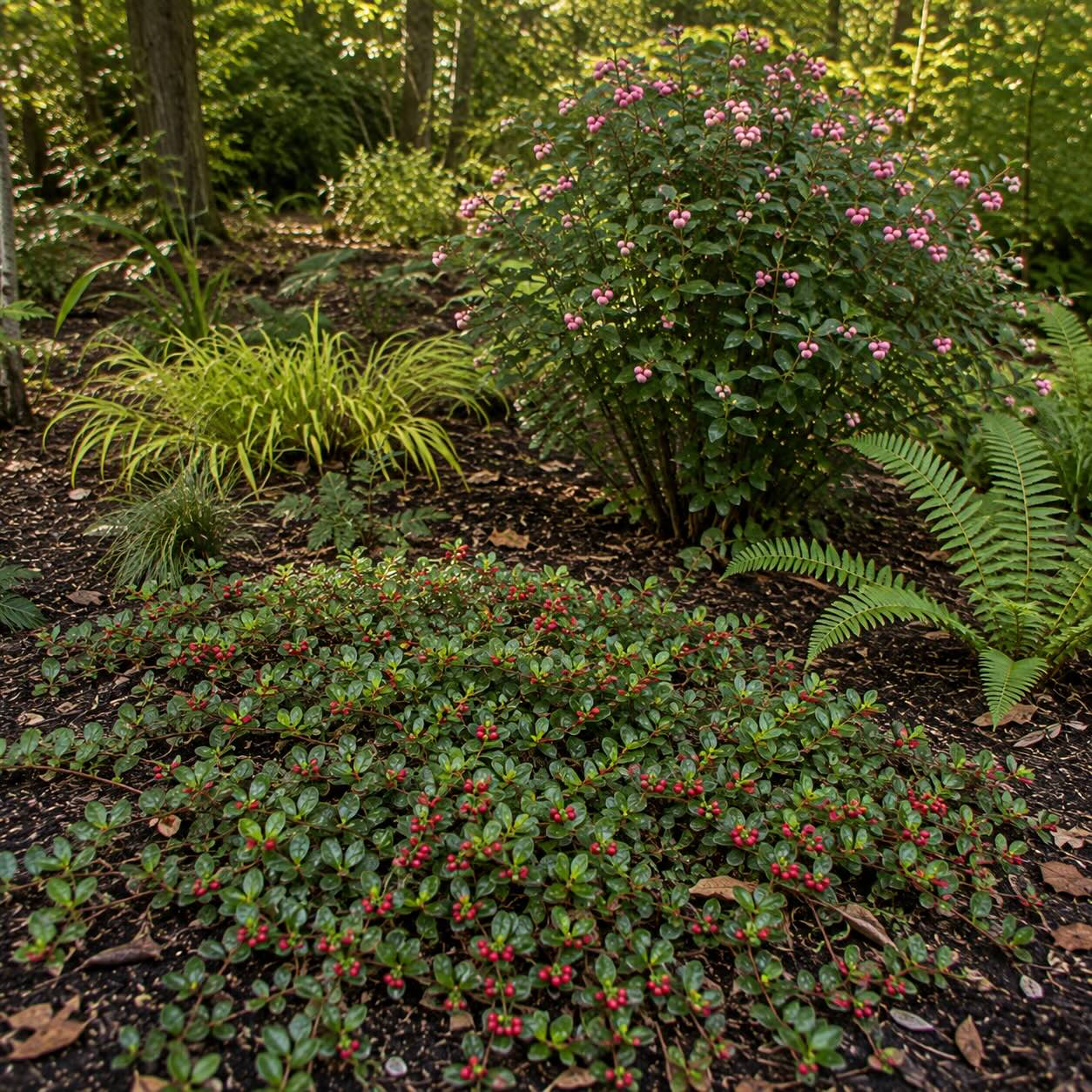libavka-gaultheria-s-cervenymi-a-ruzovymi-plody-ve-srovnavaci-vysadbe