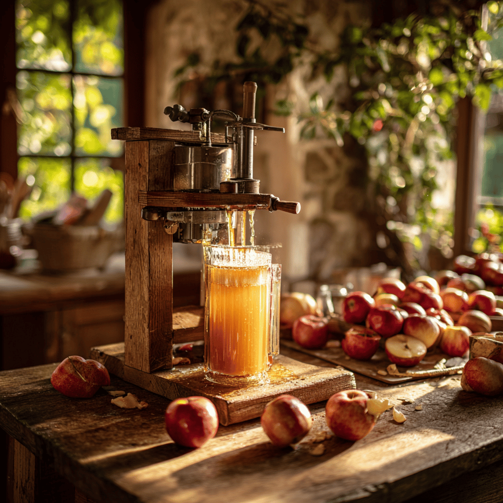 lisovani-jablek-na-domaci-most-v-tradicnim-drevenem-lisu