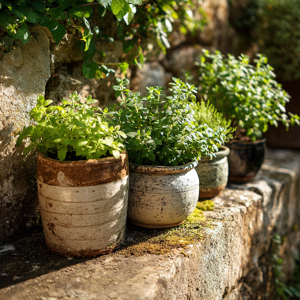 majoranka-a-oregano-v-kvetinacich-na-kamennem-parapetu-porovnani-vzhledu