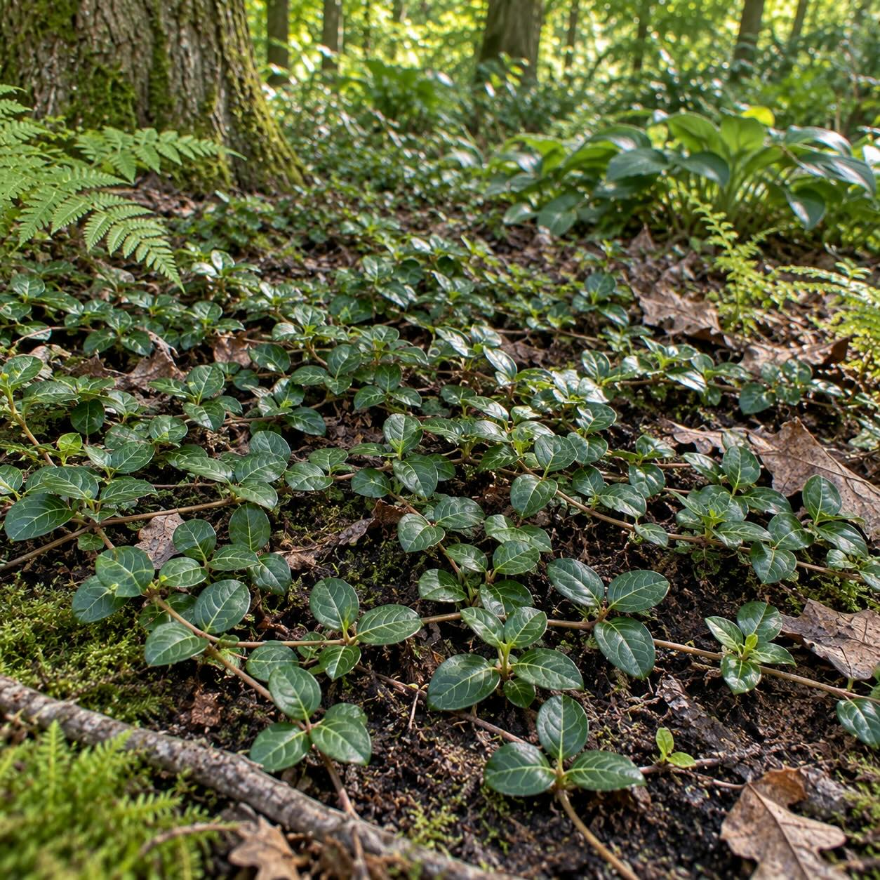 micela-mitchella-repens-etablovany-pudopokryvny-porost-ve-stinu
