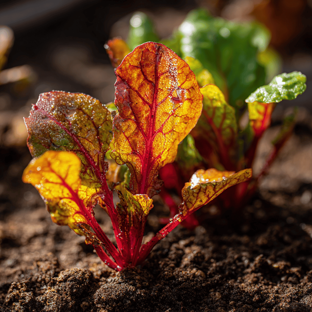 mlade-rostliny-cervene-repy-se-zloutnutim-a-skvrnami-na-listech