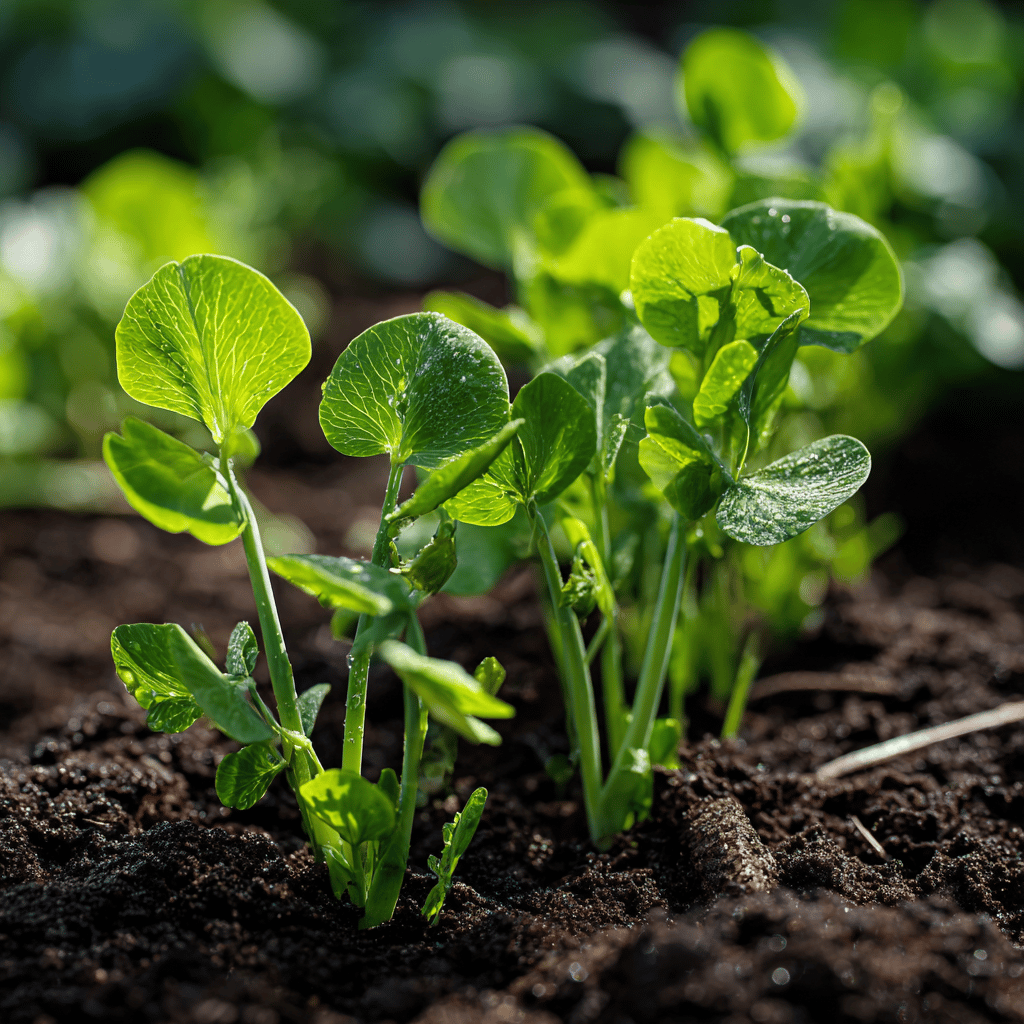 mlade-rostliny-hrasku-po-vysadbe-v-kyprene-pude