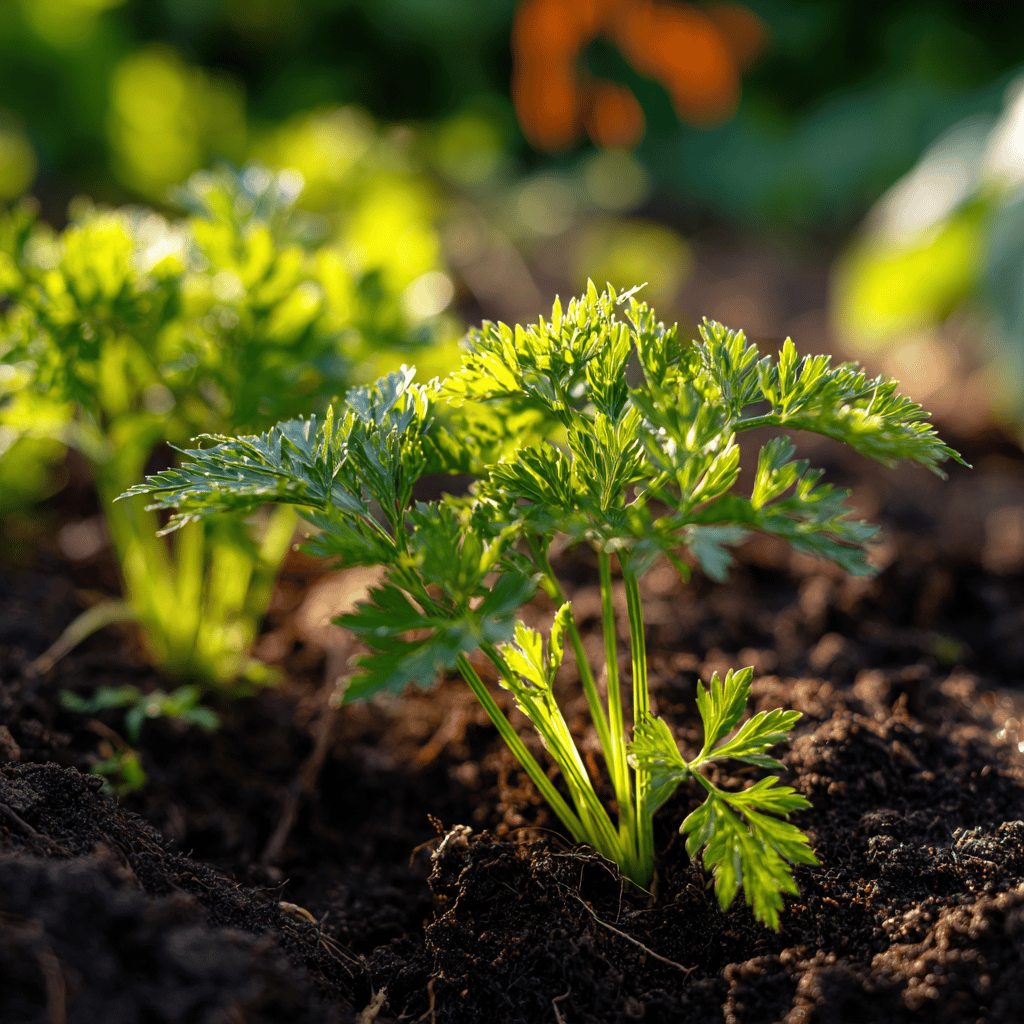 mlade-rostliny-pastinaku-v-kyprene-pude-na-zahradnim-zahonu
