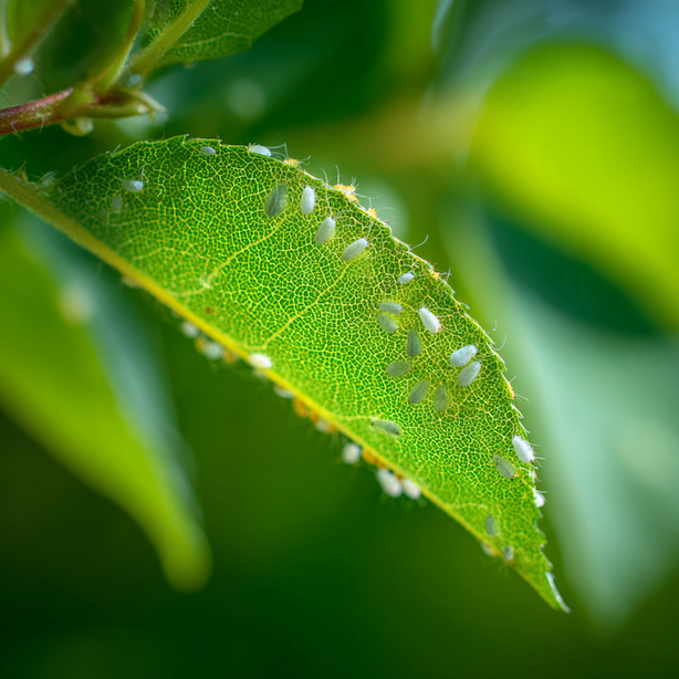 molice-aleyrodidae-larvy-a-mlada-stadia-na-spodni-strane-listu