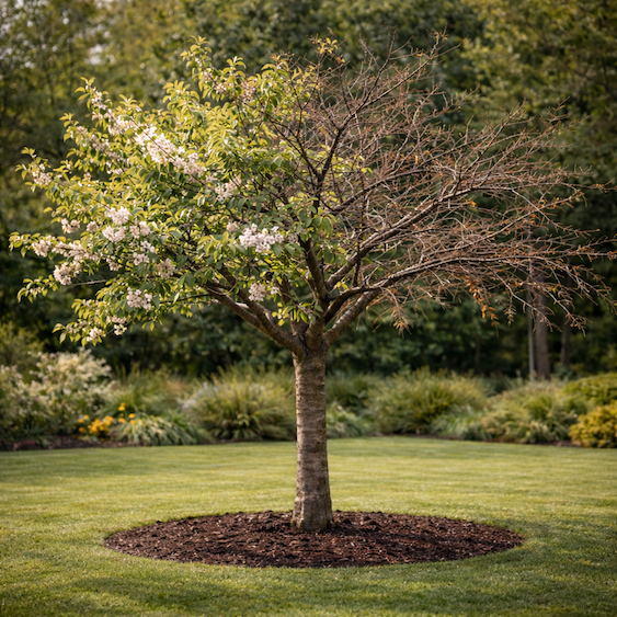 okrasna-tresen-prunus-castecne-uschla-koruna-sucha-polovina-stromu