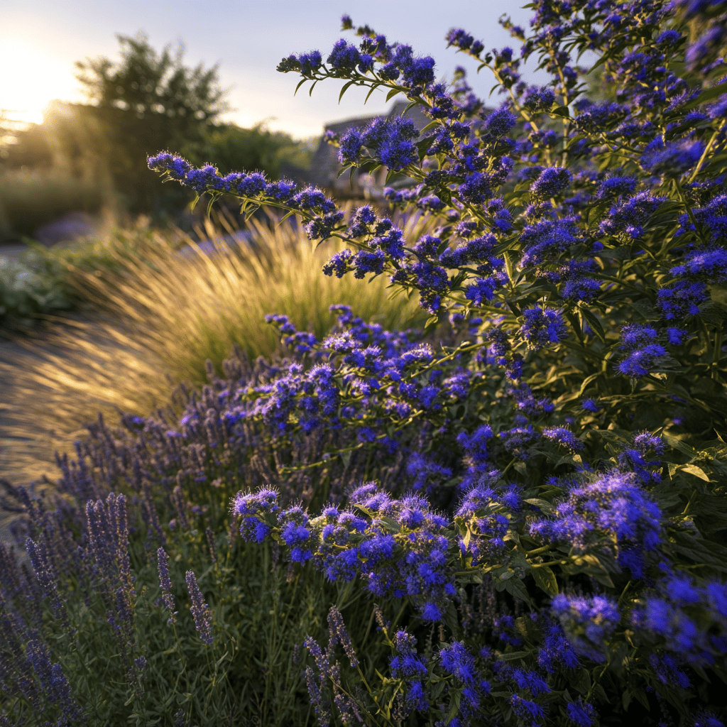 orechoplodec-caryopteris-v-modernim-zahonu-s-travami-a-trvalkami