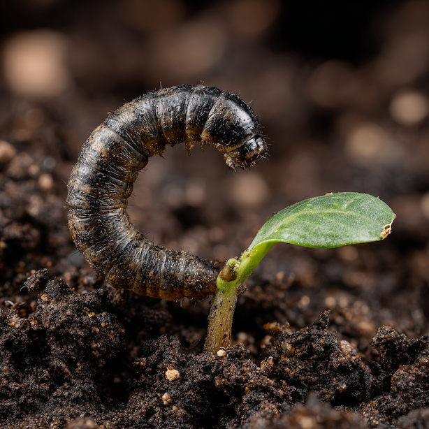 osenice-housenka-prehrizeny-stonek-sazenice-u-povrchu-pudy