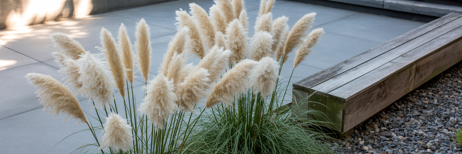 pampova-trava-cortaderia-selloana-v-minimalisticke-zahrade