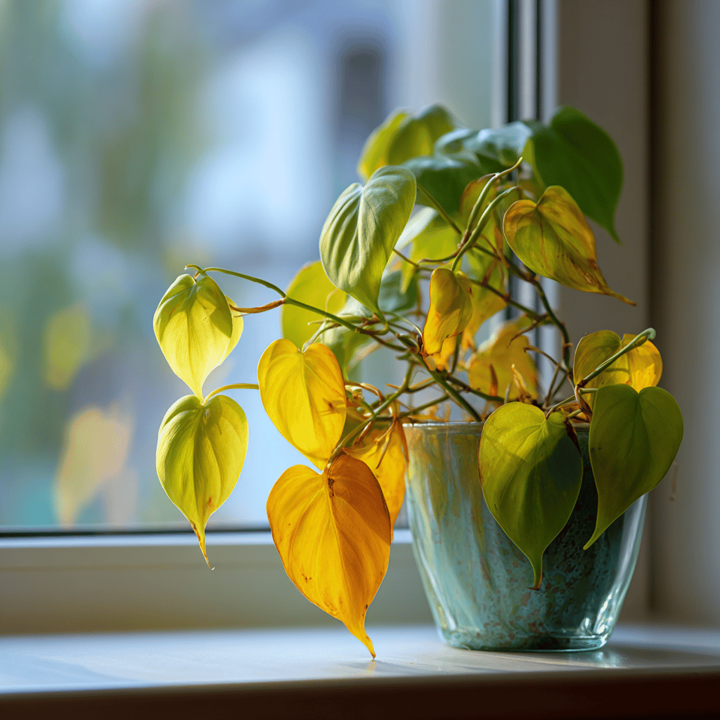 philodendron-se-zloutnoucimi-listy-v-kvetinaci-na-parapetu-ve-svetlem-interieru