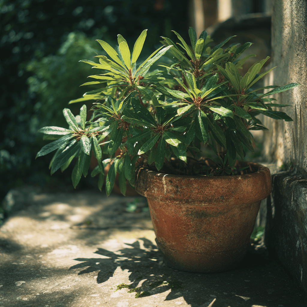 pieris-japonica-mlady-ker-v-kvetinaci-na-zahradni-zdi