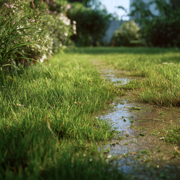 premokreny-travnik-s-kaluzi-vody-jako-stresovy-faktor-pro-porost