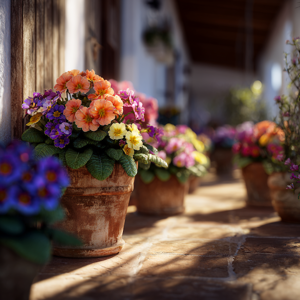 prvosenky-na-balkone-v-terakotovych-kvetinacich-jarni-vysadba