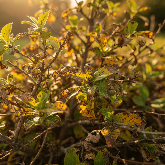 ptaci-zob-ligustrum-zloutnuti-listu-a-skvrny-na-olisteni