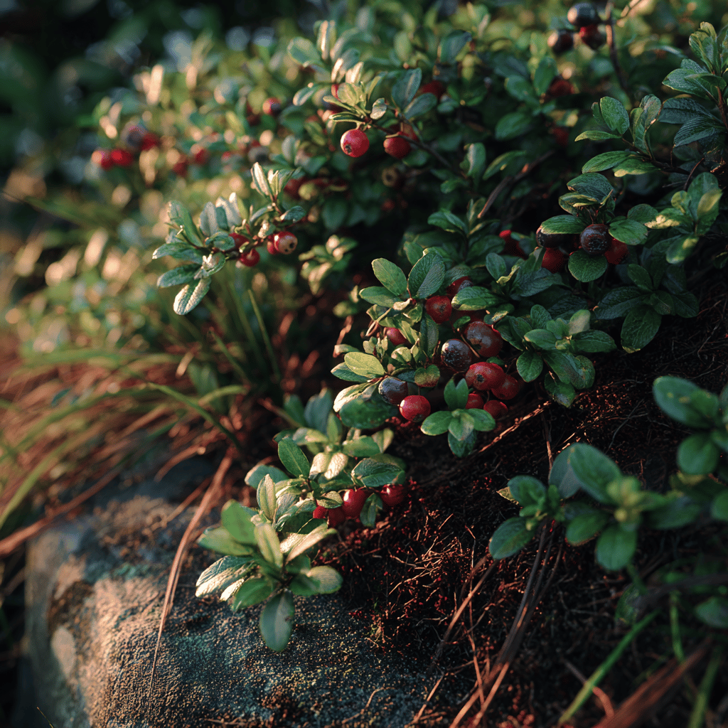 skalnik-cotoneaster-pudopokryvny-na-svahu-s-cervenymi-plody