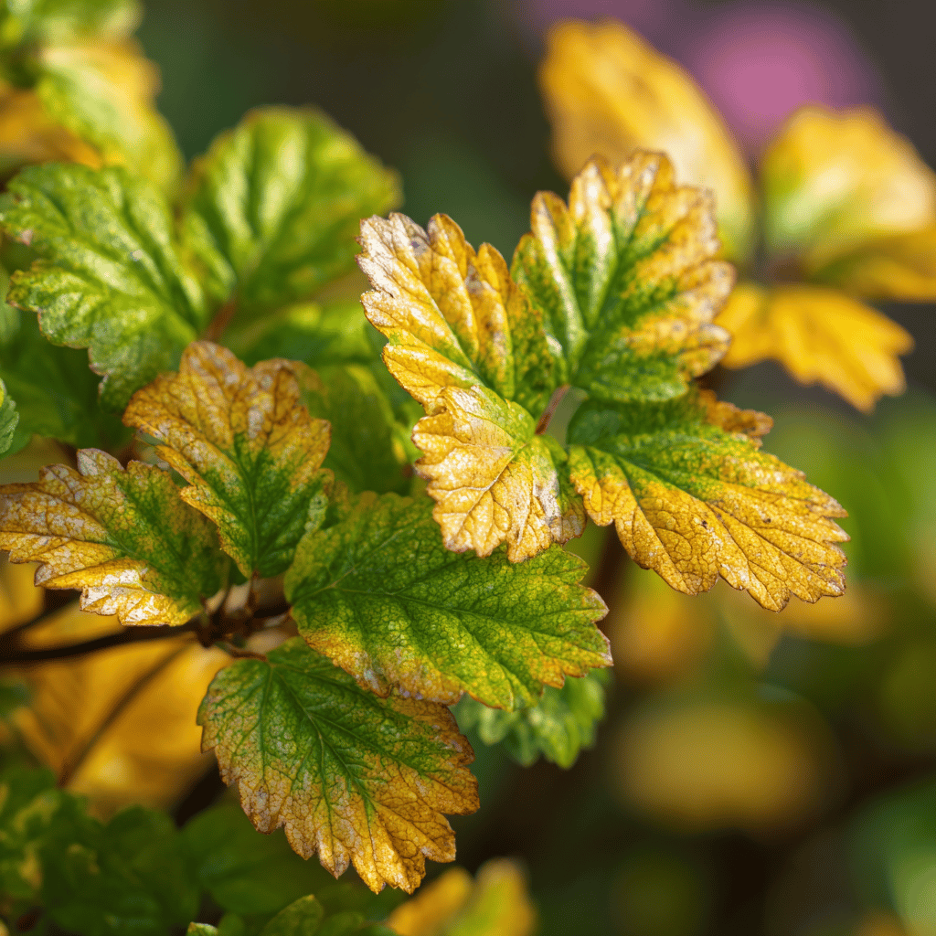 tavola-physocarpus-listy-se-zloutnutim-a-skvrnami-priznak-choroby