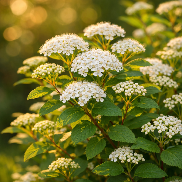 tavolnik-albiflora-bile-kvety-chocholiky-spiraea-japonica-detail-ve-vysadbe