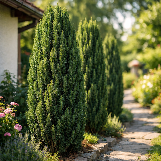 taxus-media-fastigiata-robusta-sloupovity-tis-v-zahradni-vysadbe-podel-cesty