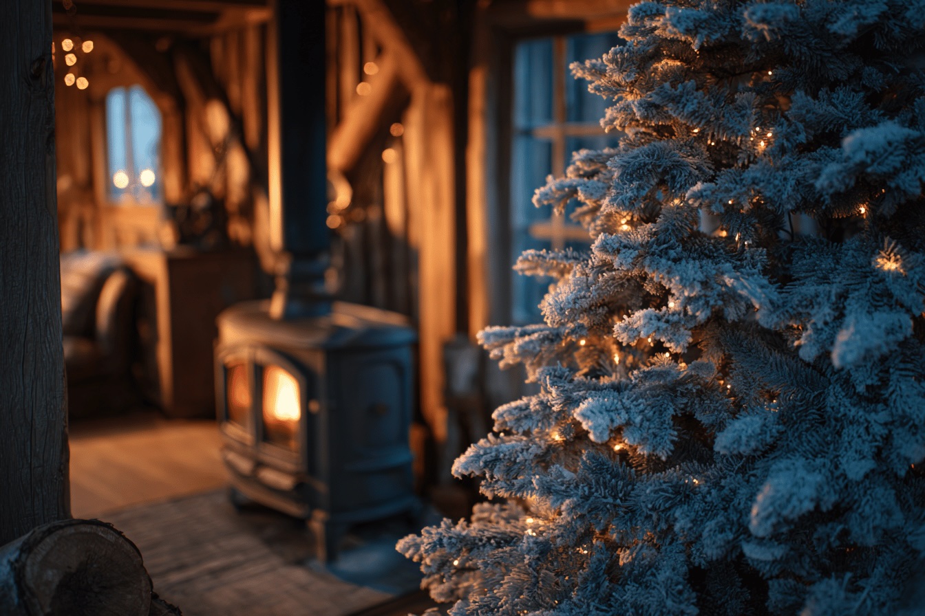 umely-vanocni-stromek-u-krbu-v-teplem-svete-domova