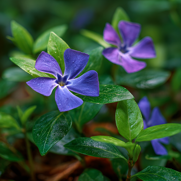 vinca-minor-barvinek-mensi-modrofialovy-kvet-a-leskle-listy