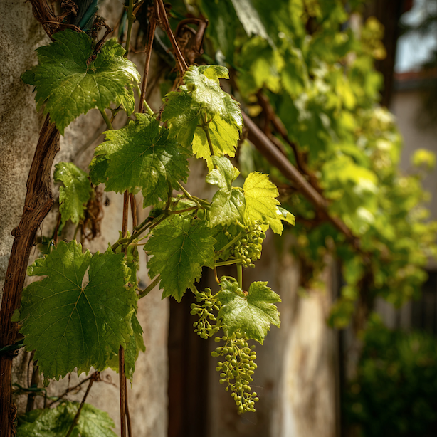 vinna-reva-vitis-vinifera-vedena-po-zdi-na-dratence-tvorba-hroznu-v-zacatku-leta
