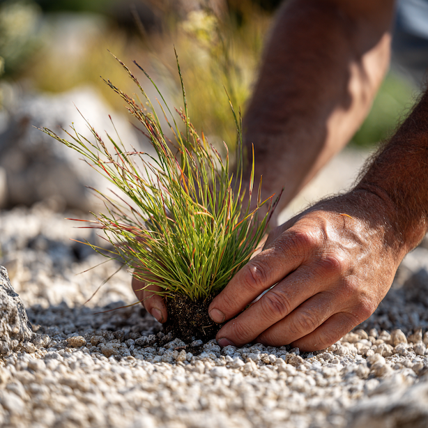 vysadba-pechavy-sesleria-autumnalis-do-sterkoveho-zahonu