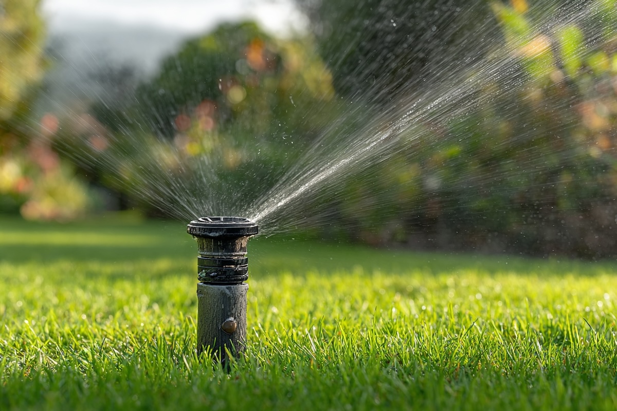 vysuvny-postrikovac-automaticke-zavlahy-v-provozu-na-travniku-rovnomerny-rozstik-vody