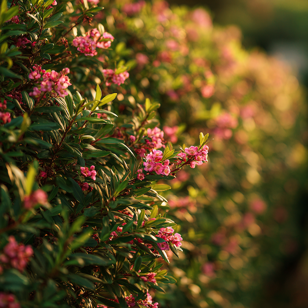 zabluda-escallonia-husty-kvetouci-zivy-plot-na-slunnem-stanovisti