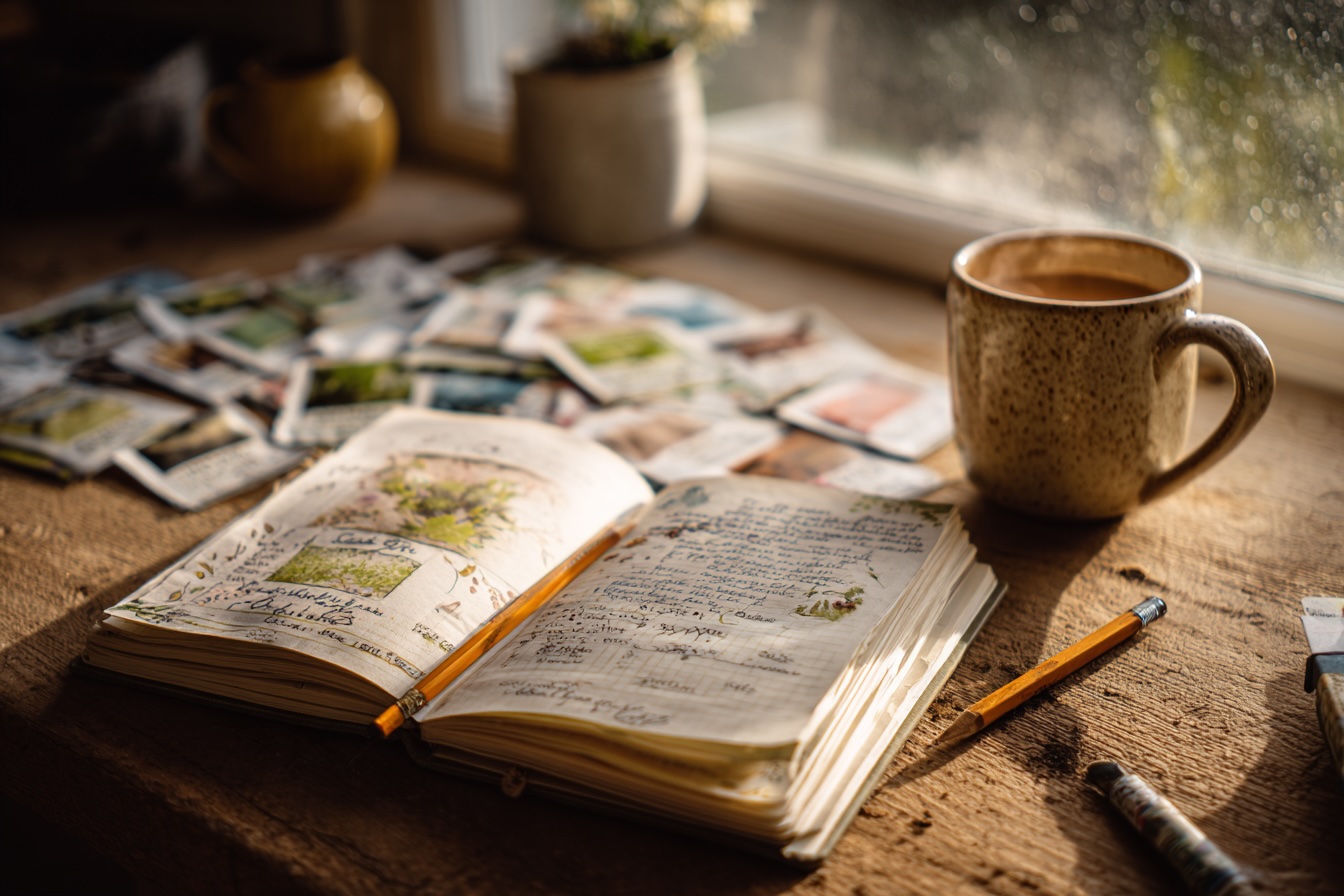 zimni-planovani-zahrady-zapisnik-se-semeny-a-hrnek-na-drevenem-stole