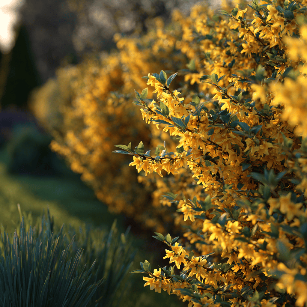 zlatice-forsythia-kvetouci-zivy-plot-v-zahrade