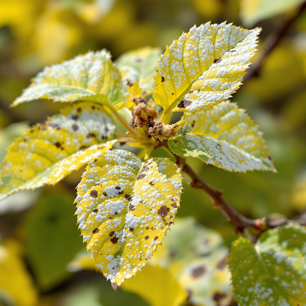 zlatice-forsythia-listy-napadene-padlim-a-skvrnitosti